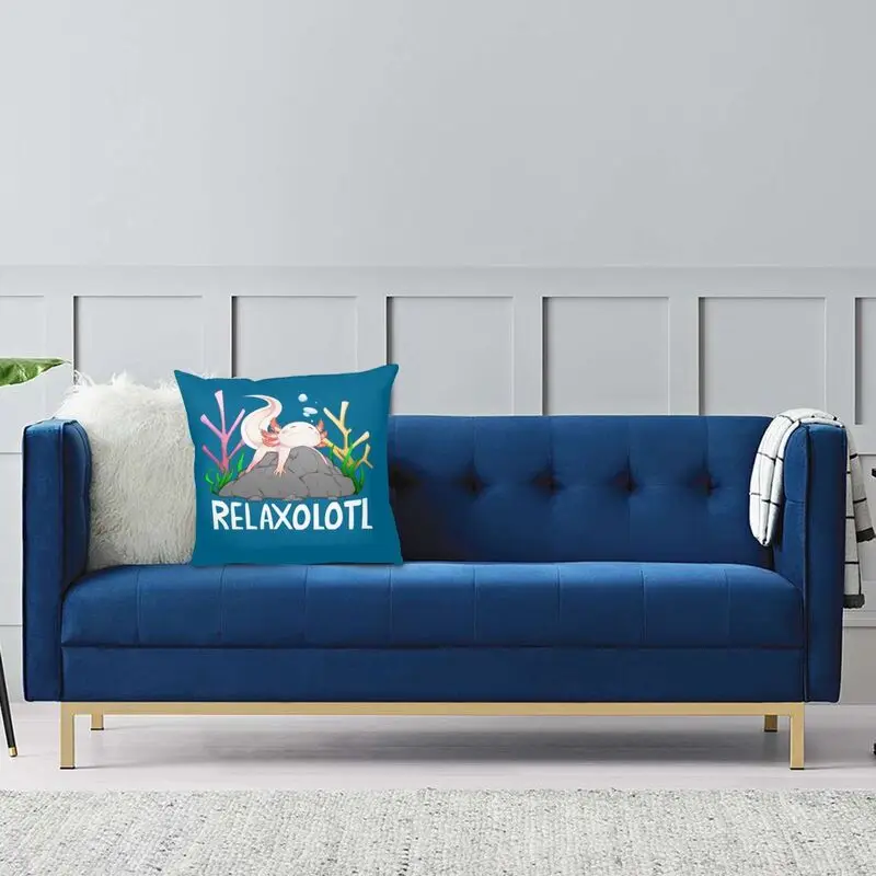 Relaxolotl симпатичная Расслабляющая Подушка Axolotl чехол для подушки в виде саламанды