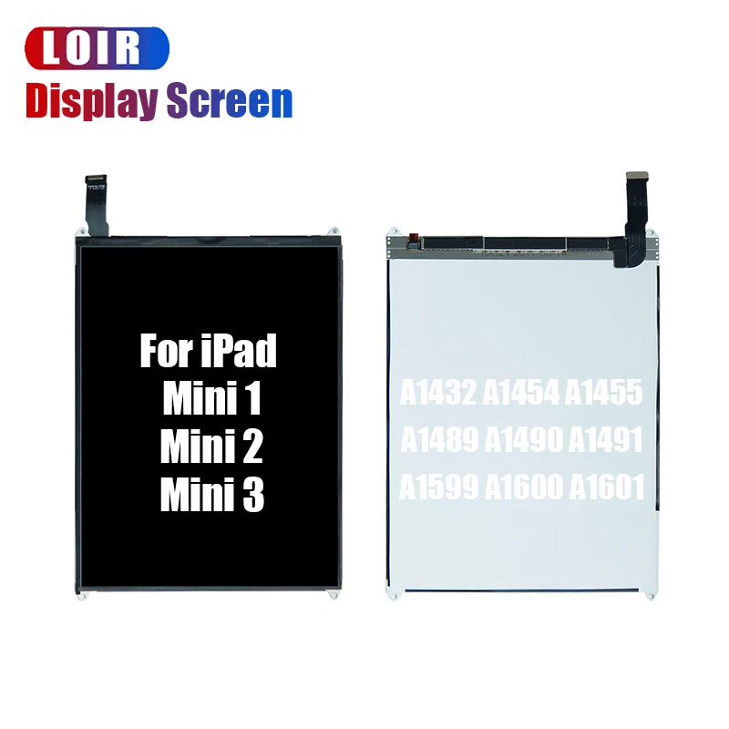 Для iPad Mini 1 2 3 A1432 A1454 A1455 A1489 A1490 A1491 A1599 A1600 A1601 сменный ЖК экран для Mini1 Lcd|ЖК-экраны и