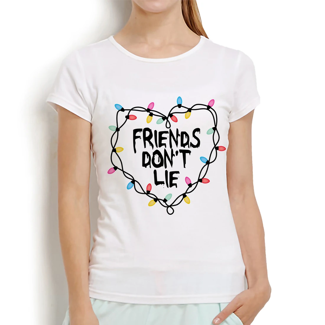 Футболка женская с забавными странными вещами надписями don't lie|Футболки| |