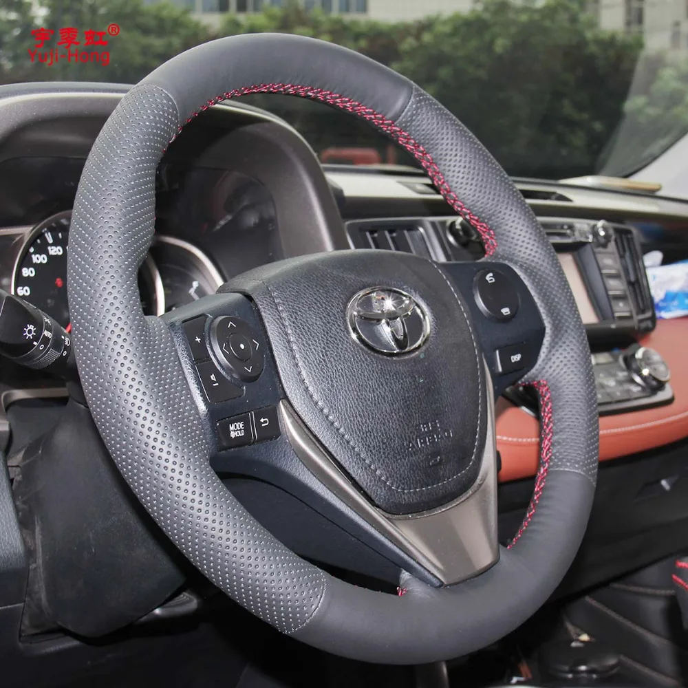 PONSNY искусственная кожа черного цвета для Toyota RAV4 2013 2017 Corolla Auris 2016 Scion iM 2016|Чехлы на