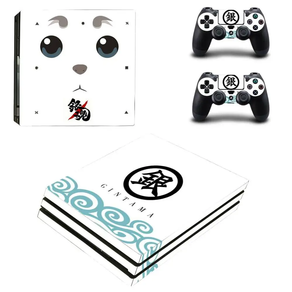 Gintama PS4 Pro sticker s PS 4 Play station виниловые наклейки для playstation консоли и контроллера |