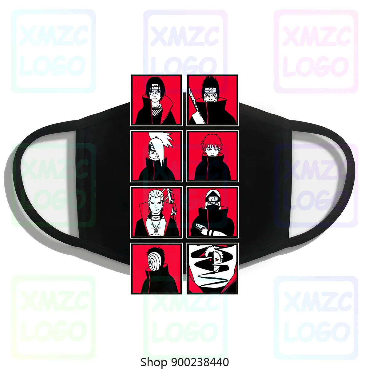 Повязка на голову для мужчин и женщин шипудэн Акацуки черная маска Какузу зетсу