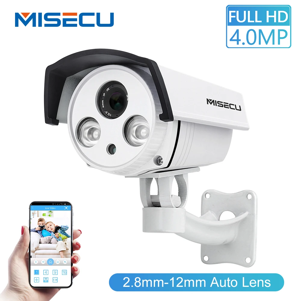 MISECU Автоматический зум объектив 2 8-12 мм 1080P 2.0MP 4.0MP FULL HD Массив камера широкий