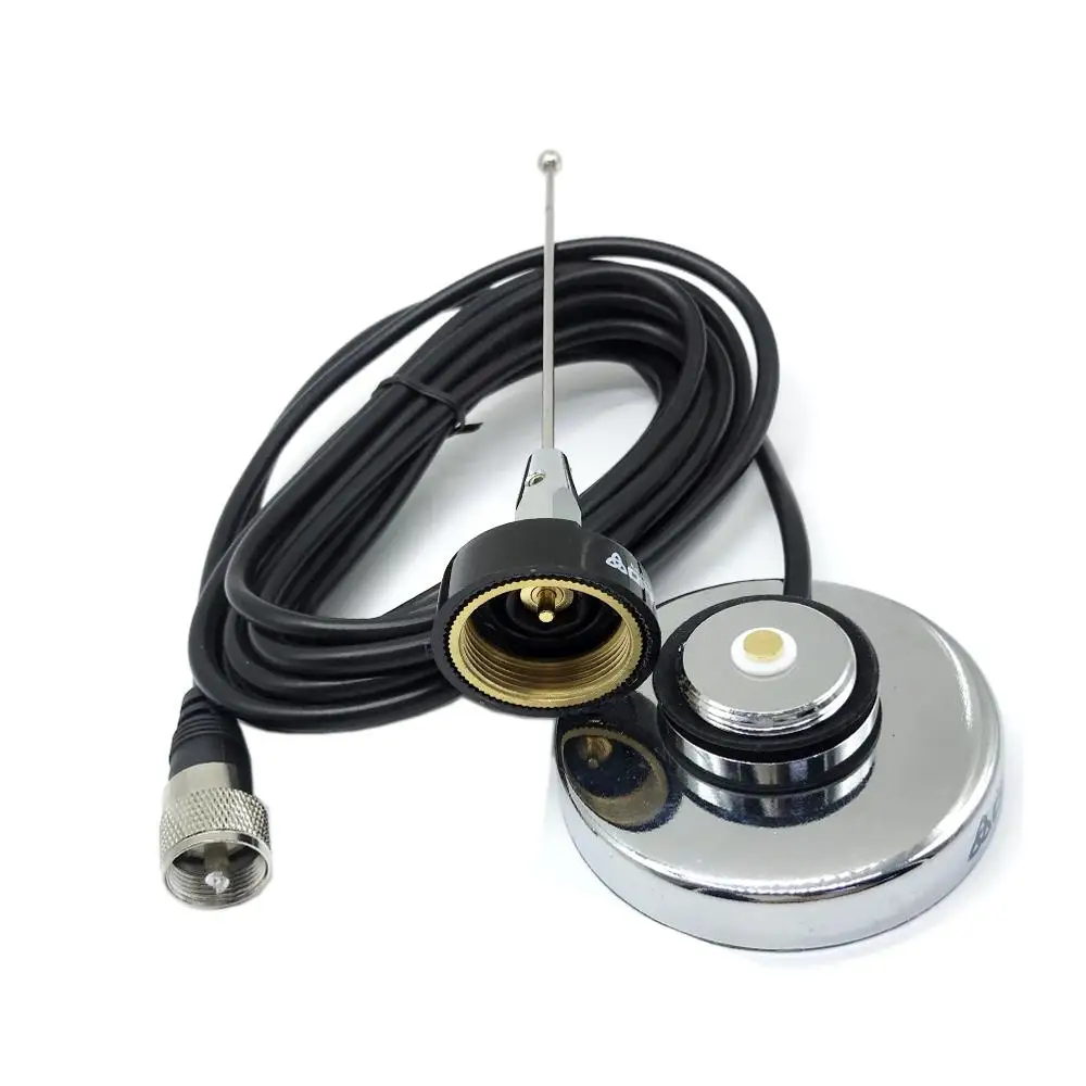 Магнитное крепление NC-450MU NMO UHF 400-520 МГц с антенной 18 см для QYT KT-7900D 8900D Baojie 318