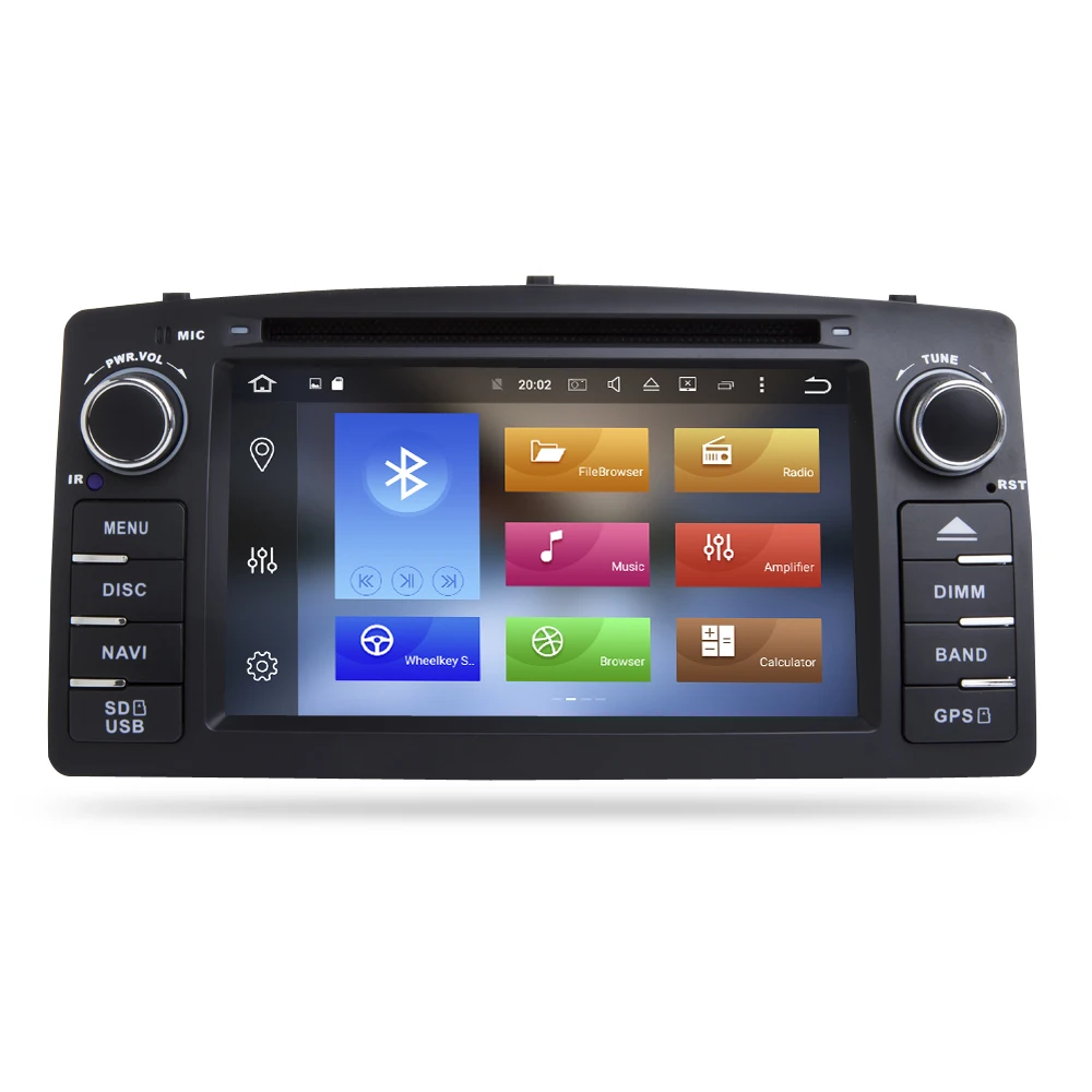 HD Android 9 0 автомобильная стереосистема для Toyota Corolla E120 BYD F3 GPS Радио стерео