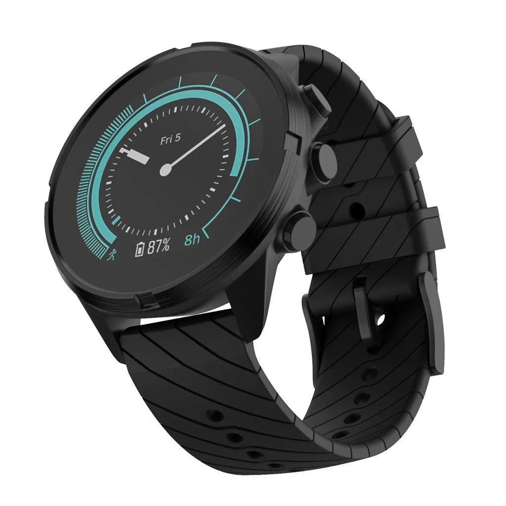 Спортивный мягкий силиконовый сменный ремешок для Suunto 9/9 Baro медный часов