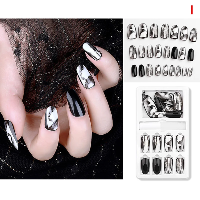 

Nail Art Stickers Decoration Long Lasting Reusable Nail Tips Decals for Women CIN6 899