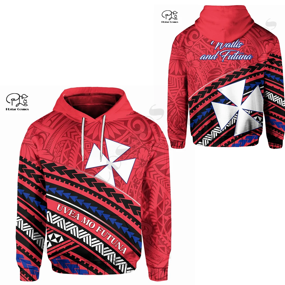 Новинка уличная одежда PLstar Cosmos 3Dprint Wallis Et Futuna полинезийская Harajuku забавные