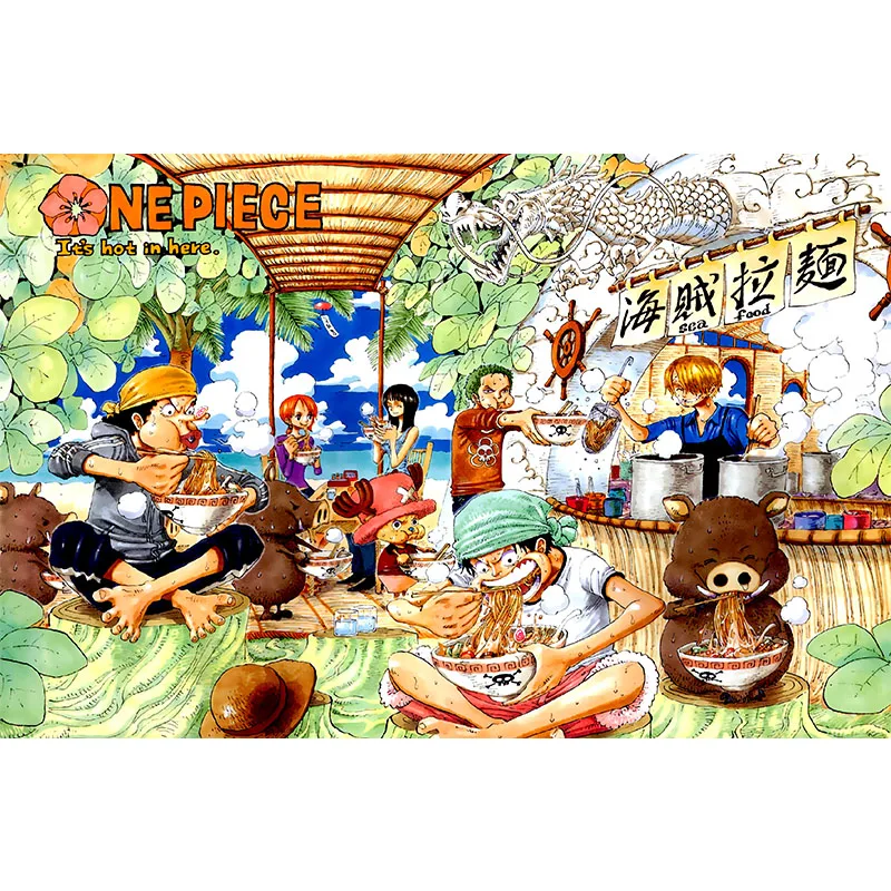

Adult 108-1500 One Piece Jigsaw puzzle Eating Ramen in competition Adult decompression Gift of children's educational toys