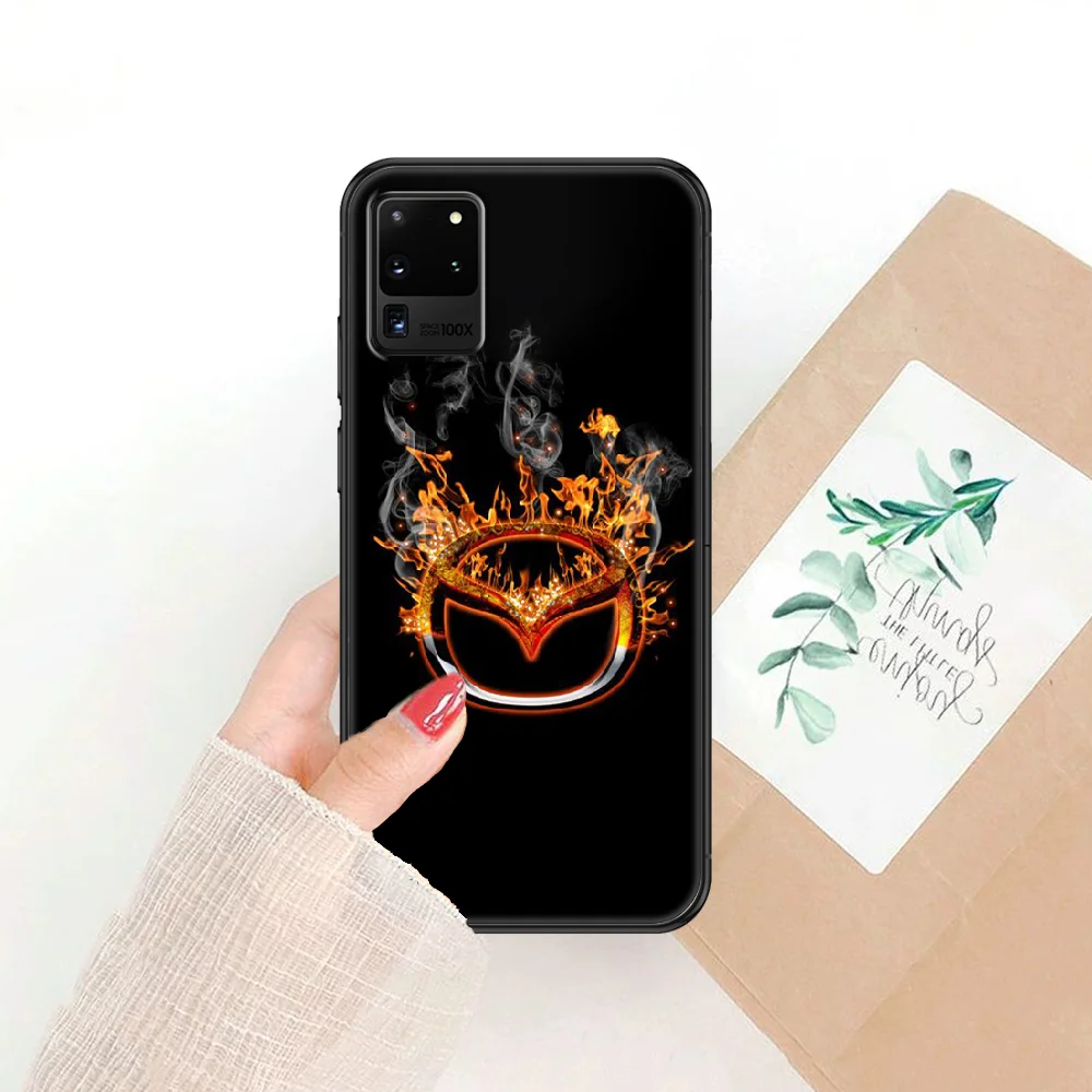 

Brand Mazda car Phone case For Samsung Galaxy Note 4 8 9 10 20 S8 S9 S10 S10E S20 Plus UITRA Ultra black trend hoesjes pretty