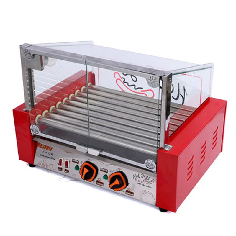 Машина для колбасных изделий собак 9 роликов электрический гриль хот