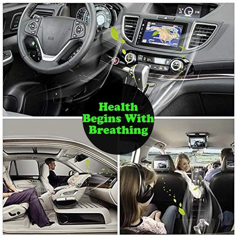 Салонный фильтр 2 шт. в упаковке с двойным эффектом активированного угля для Tesla