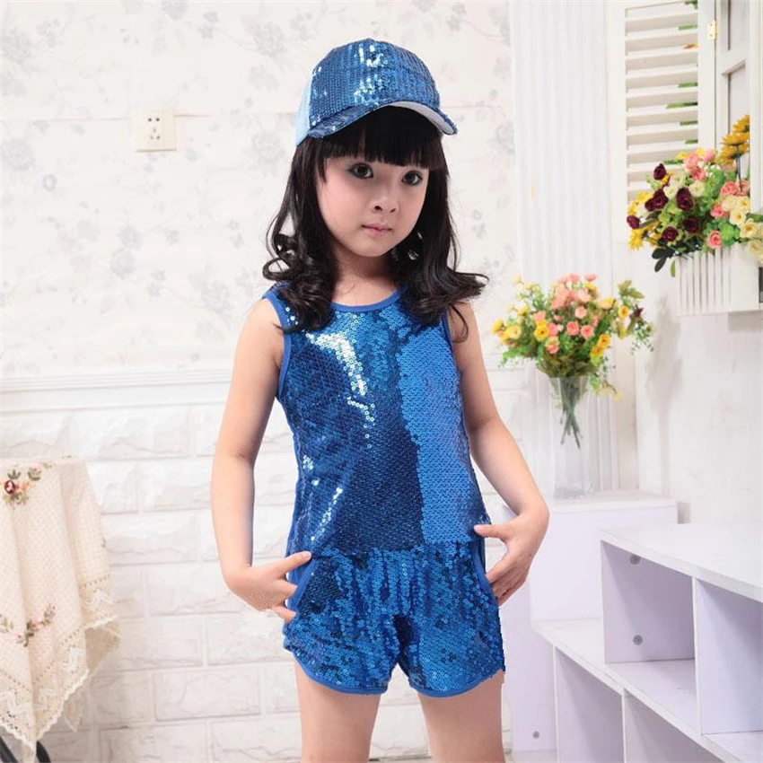 Комплект одежды из 2 предметов для детей танцевальные костюмы в стиле джаз хип