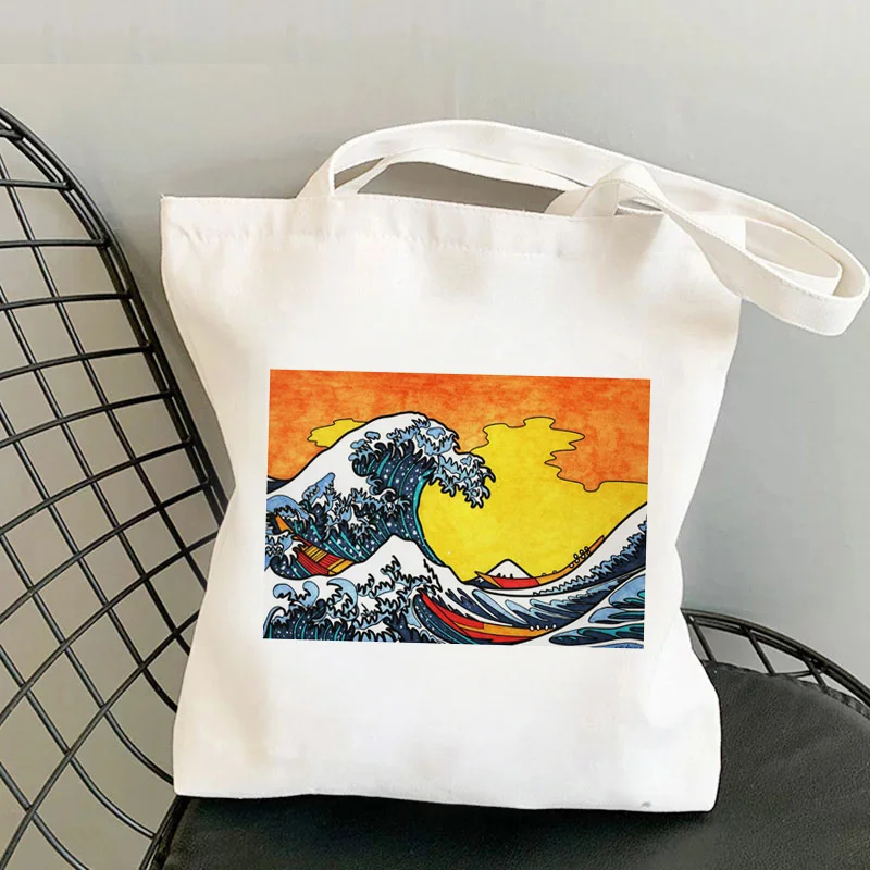 

Сумка для покупок Great Wave, многоразовая сумка для продуктов, Джутовая сумка
