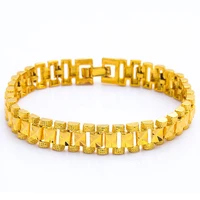 18cm mens hand chain bracelets male wholesale bijoux gold color star chain link bracelet for men jewelry pulseira masculina