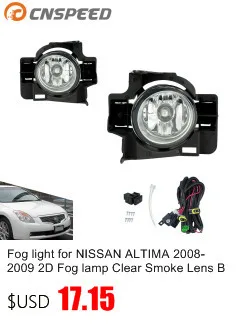 CNSPEED туман светильник фар дальнего света Противотуманные фары для HONDA CIVIC 1996-1998 2/3/4 DR с переключатель белого и желтого цвета YC100477