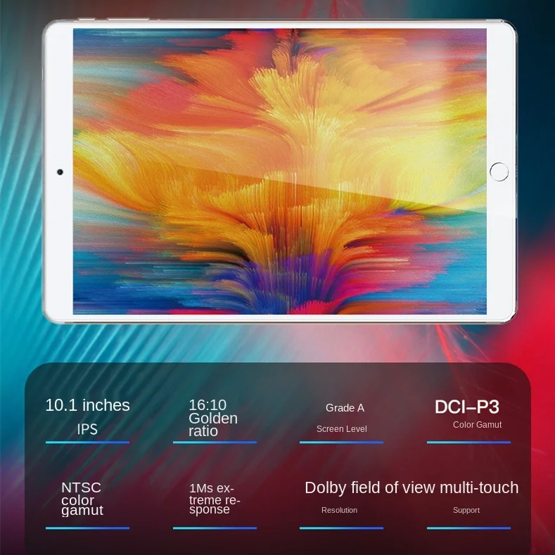 

Manufacturer's new tablet 10.1 inch cross-border foreign trade WIFI dual card with Android system factory tablet