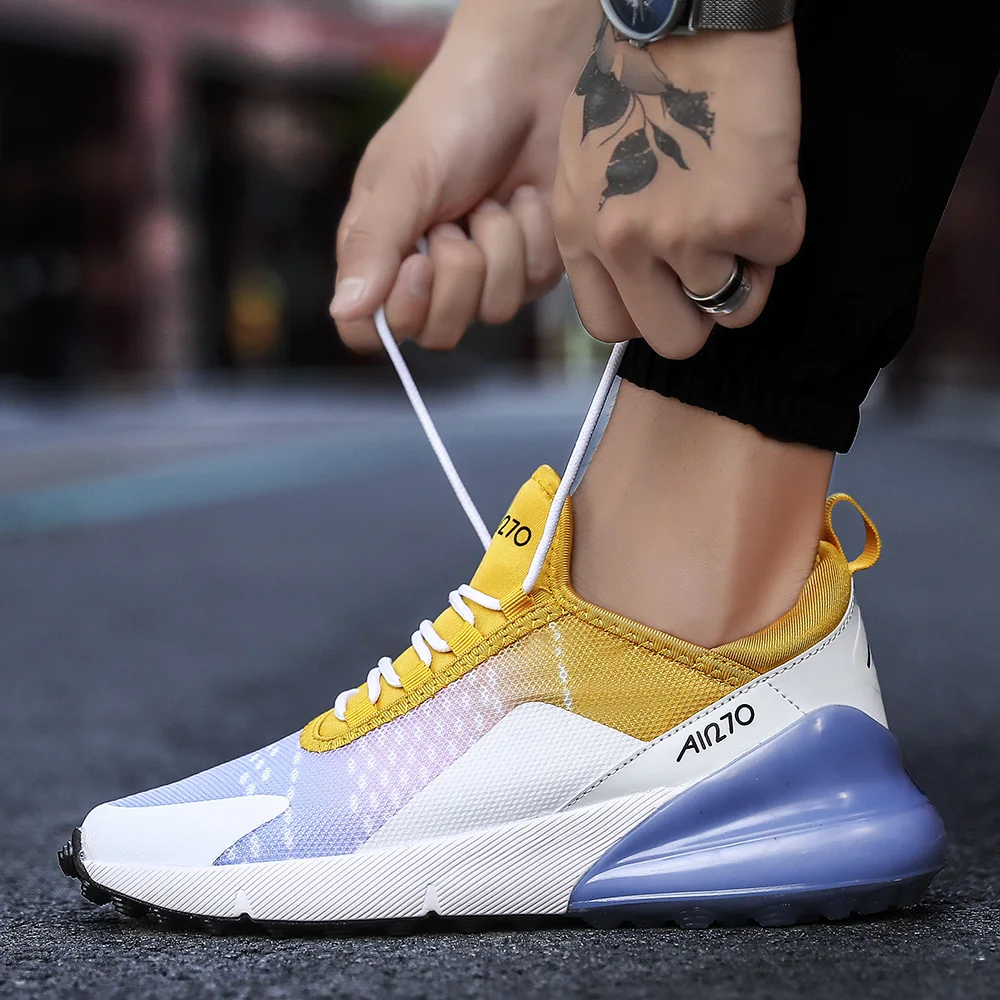 Кроссовки женские сетчатые на платформе удобная повседневная обувь дышащие для