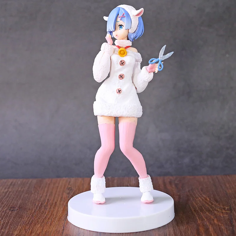 Re:Zero Kara Hajimeru Isekai Seikatsu Rem Sheep Ver. ПВХ фигурка Коллекционная модель игрушечная кукла |
