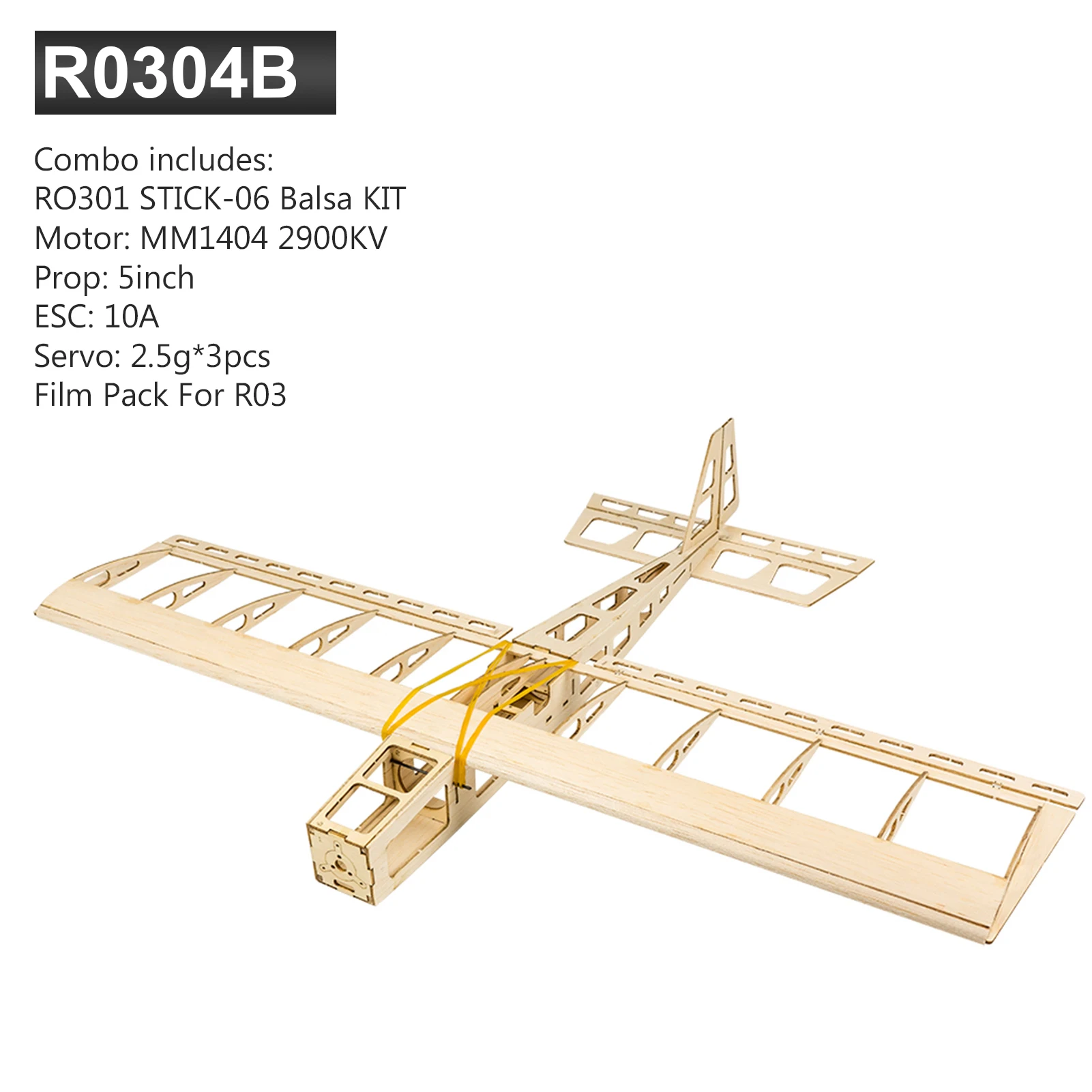 Танцевальные крылья хобби R03 STICK 06 самолет 580 мм разлет крыльев Balsa Дерево DIY