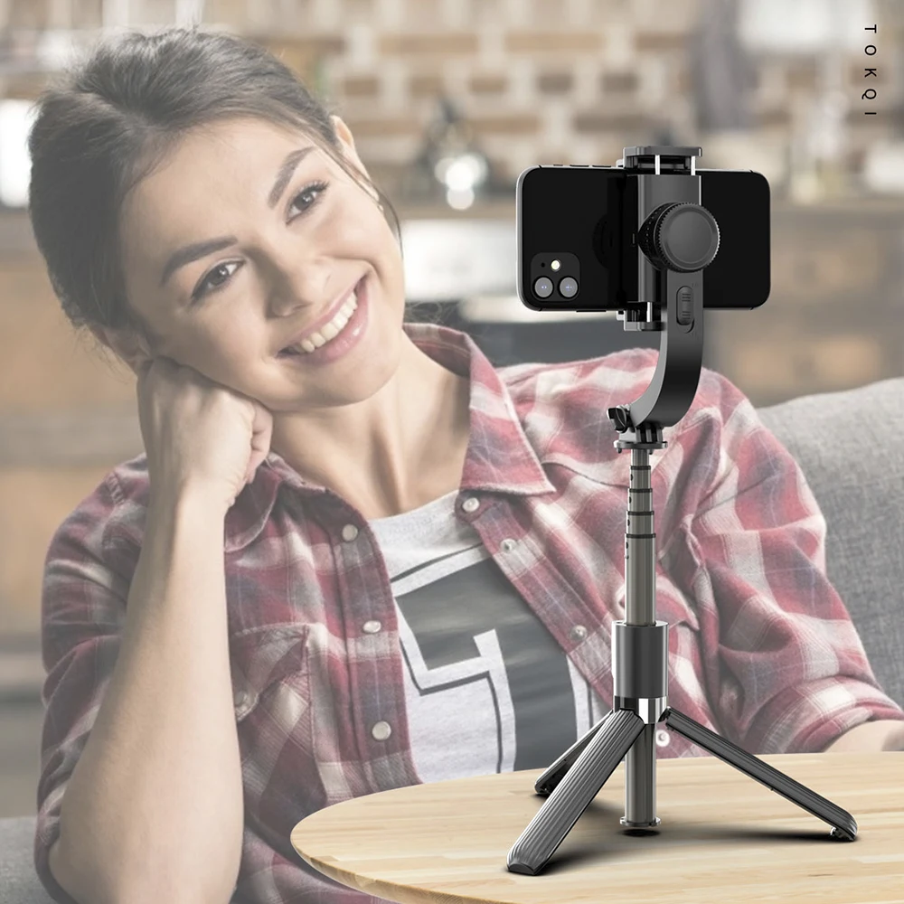 

Mobile Phone Gimbal Stabilizer Auto Balance Selfie Stick Tripod Bluetooth Remote Control Gopro Smart Phone Camera Stabilizer