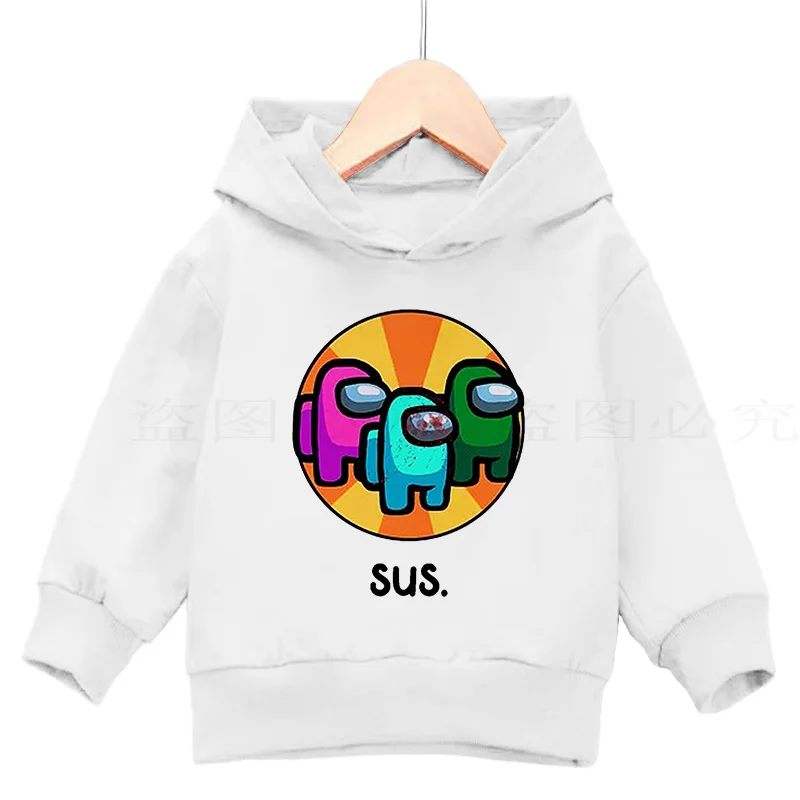 

3-14Y Among Us Children Hoodies Sweatshirts Boy Girl Kids Sweatshirt Tops Baby Boys Autumn Winter Clothes hoodie Baby Boy Outfit