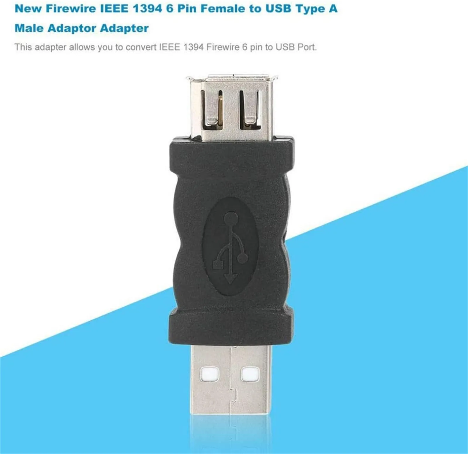 Переходник Bla-cell Usb 2 0 A папа-Firewire Ieee 1394 6p мама конвертер F/m совместимый с 1 и # p4 |