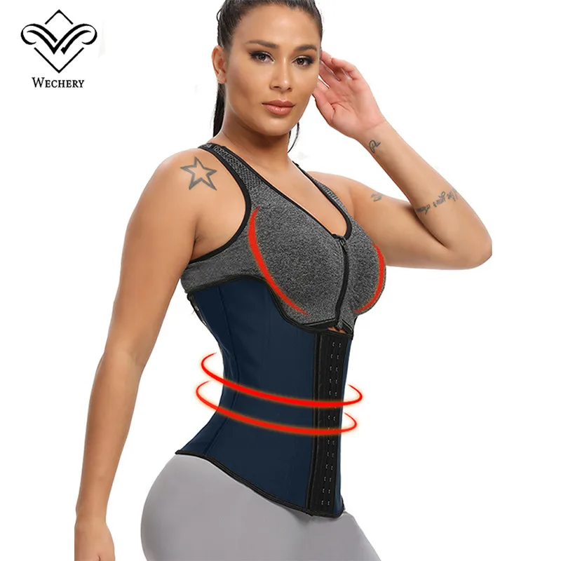 Корсет женский утягивающий латексный моделирующий пояс для похудения с эффектом