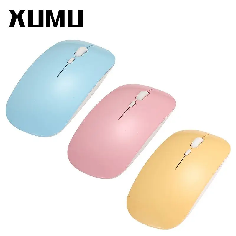 

Беспроводная перезаряжаемая мышь Xumu для ПК, Android, Macbook, ноутбука, iPad 9 Pro, mini Bluetooth-совместимая мышь 2,4 ГГц, USB мыши с кабелем