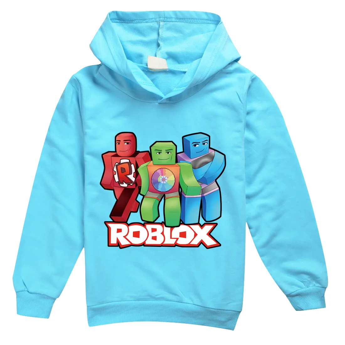Демисезонные детские толстовки Robloxing для мальчиков Детская футболка с длинным