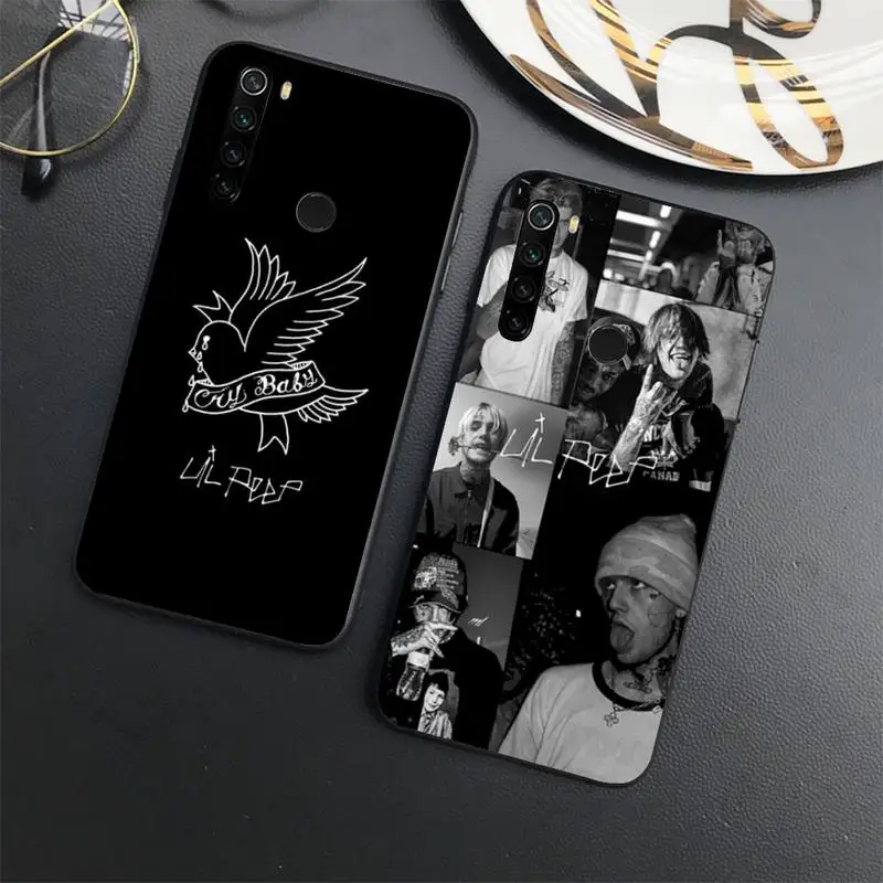 

lil peep famous rapper Phone Case For Xiaomi Redmi note 7 8 9 t max3 s 10 pro lite coque shell cover funda