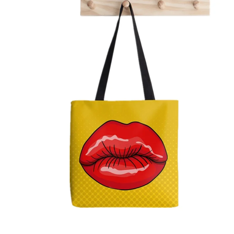 

2021 Shopper Vintage Mounts Printed Tote women Funny Harajuku shopper handbag girl Shoulder shopping bag Lady Canvas Bag