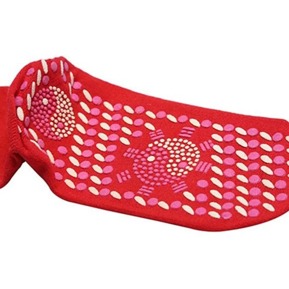

1 Pair Tourmaline Health Care Deodorize Self Heating Soft Sports Magnetic Therapy Warm Wear Resistant Stimulate Washable Socks