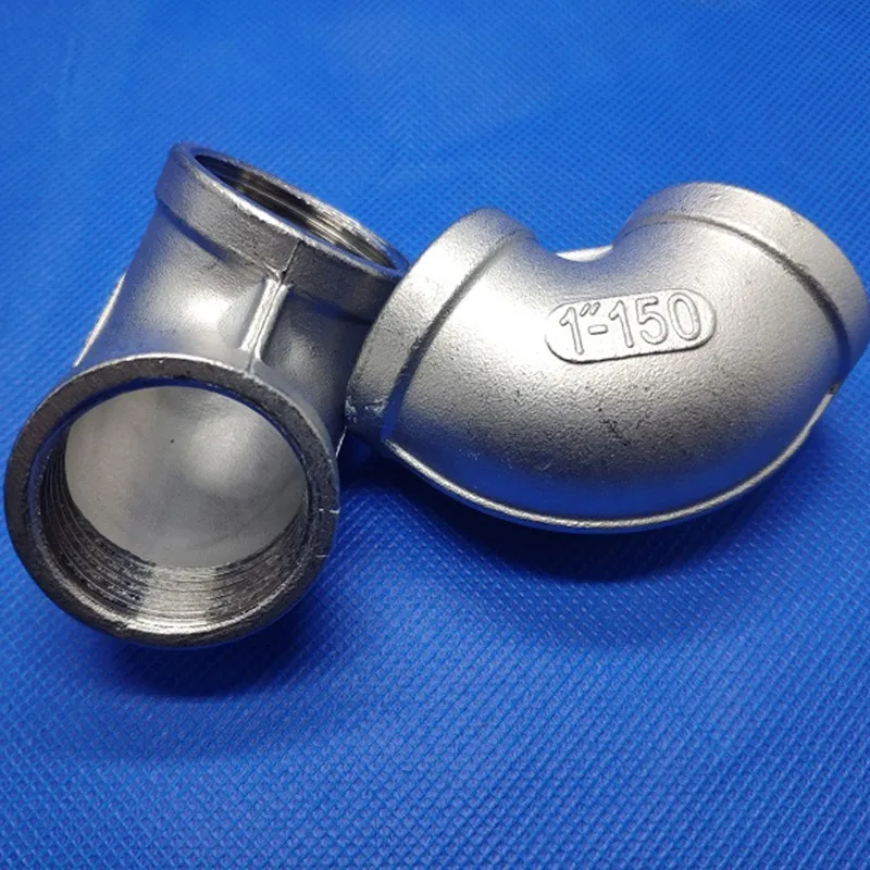1/4 &quot3/8&quot 1/2 &quot3/4&quot 1 &quot1-1/4&quot 1-1/2 &quotBSP локоть под углом 90 градусов из нержавеющей