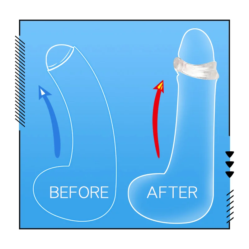 Кольцо на пенис многоразовый рукав тренажер для пениса Задержка эякуляции