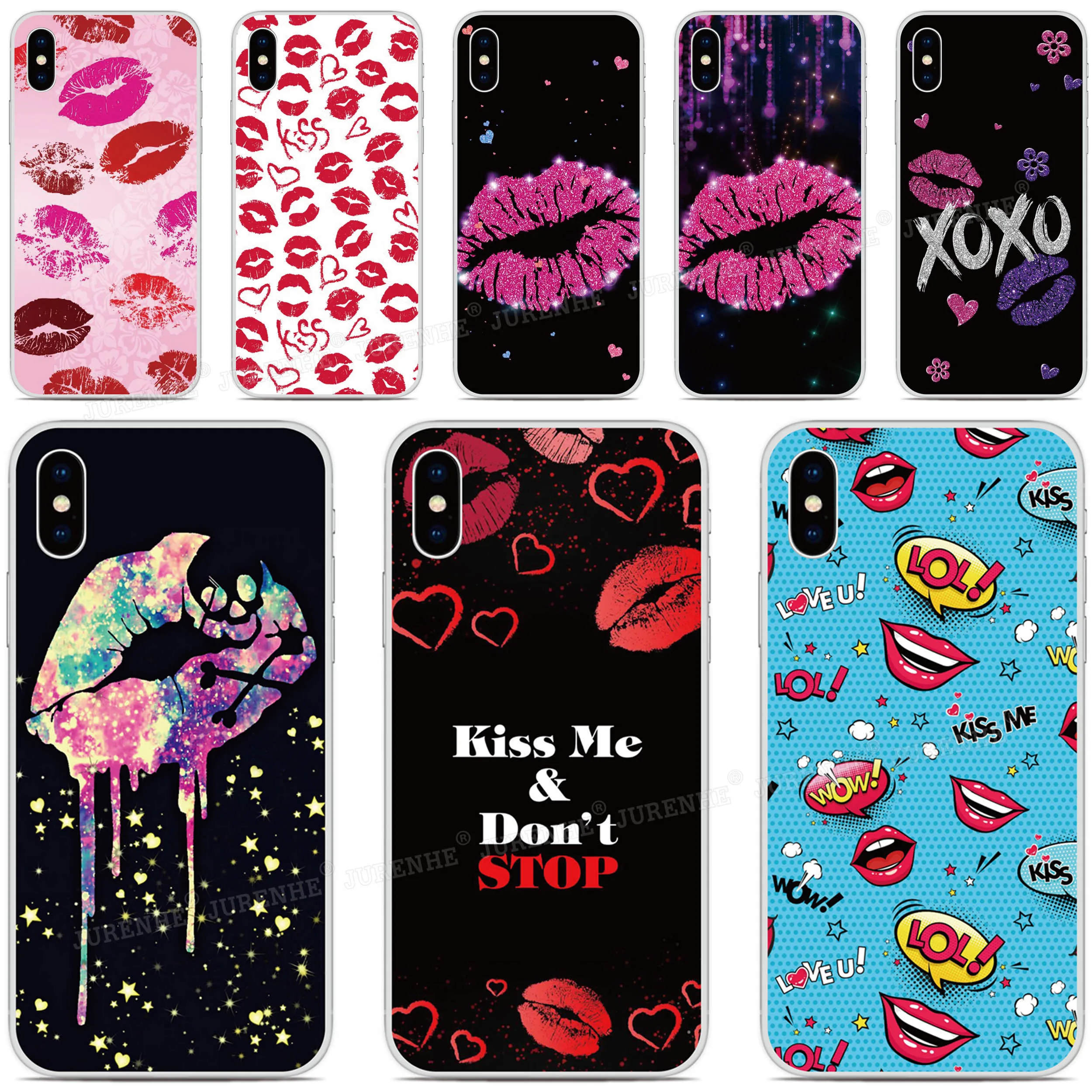 

Silicone Sexy Lips Kiss Cover For Wiko Y81 Y51 Y62 Y61 Y50 Y60 Y80 Sunny 5 View 5 Plus 3 4 Lite 2 Go Power U20 U10 Phone Case