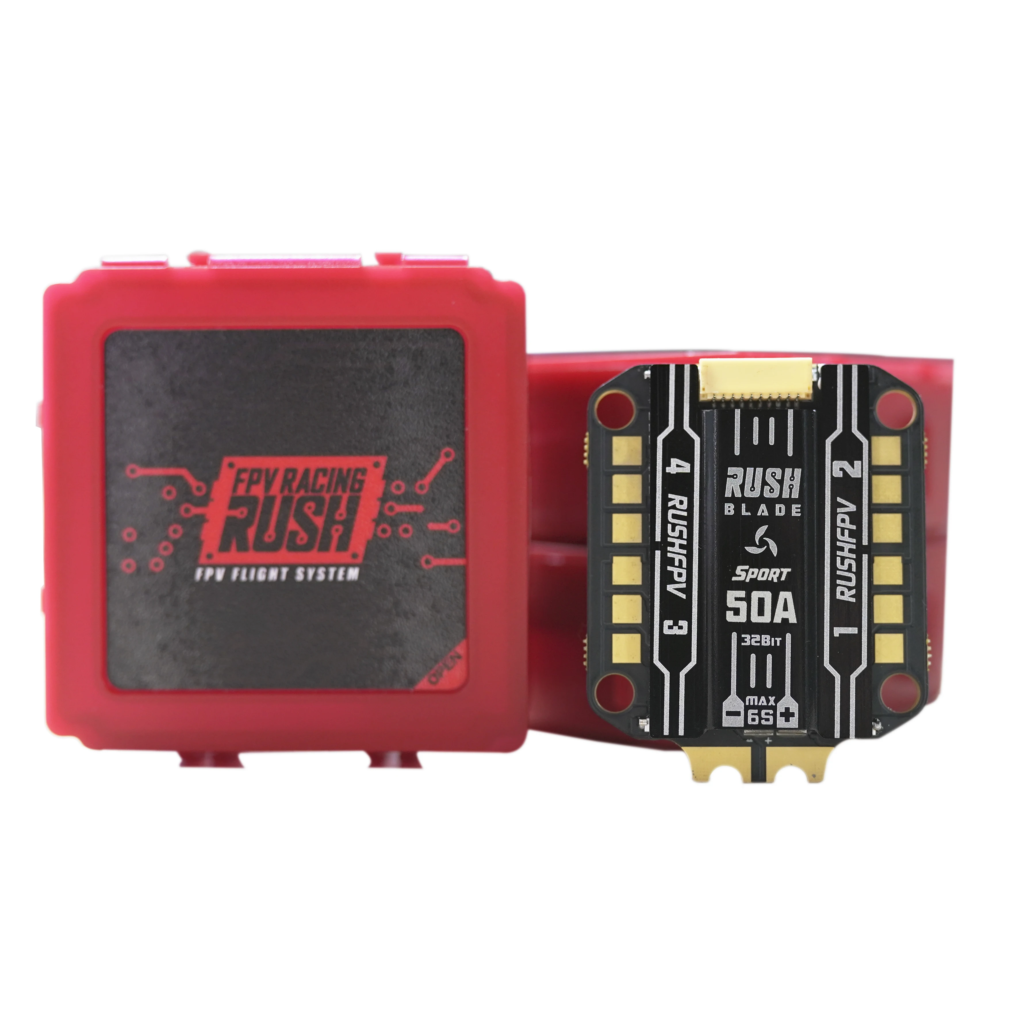 RUSHFPV RUSH BLADE SPORT SUPER 50A 3 6S blheli _ 32 4 в 1 бесщеточный ESC для радиоуправляемых FPV гоночных