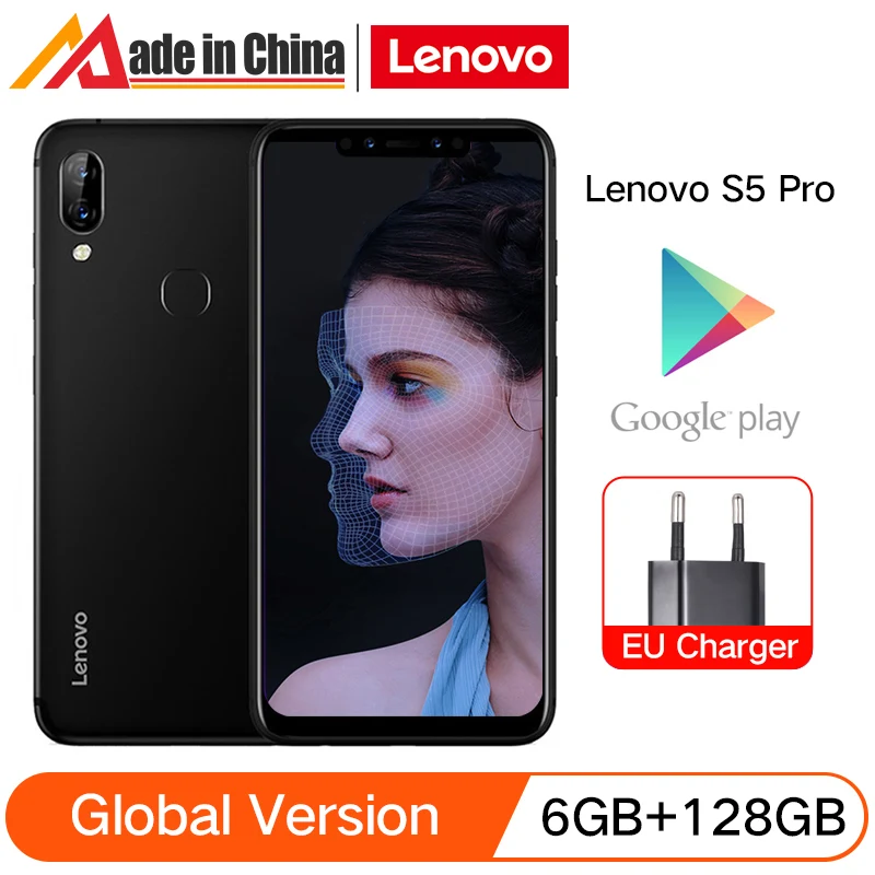 Lenovo S5 Pro 6 ГБ ОЗУ 128 ROM 2 дюймов Snapdragon 636 Octa четыре ядра смартфон с функцией