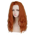 QQXCAIW 2021 Черная Вдова вьющиеся парики для женщин смешанные красные коричневые термостойкие волосы Наташа романофф ролевая игра синтетический парик