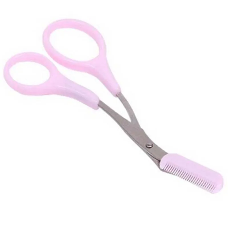 Розовый брикет с расческой ножницы для удаления волос расческа ухода