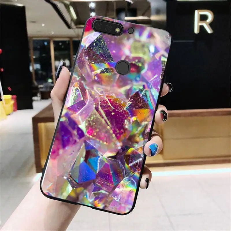 

Gemstone Agate Marble crystal Phone Case For Huawei Honor 7C 7A 8X 9X 8A 10i 20lite 10 10lite 20S 20 8C 7X 8S 7S 9A 10X lite