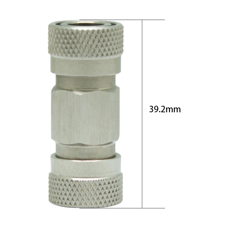 HPAT Paintball Stainless Steel Double Female Sets Quick Disconnect Coupler for 8mm Plug | Спорт и развлечения