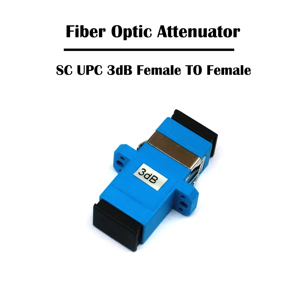 SC фиксированный фланец волокно аттенюатор 3 дБ 5 10 15 SM одиночный режим Simplex Female to