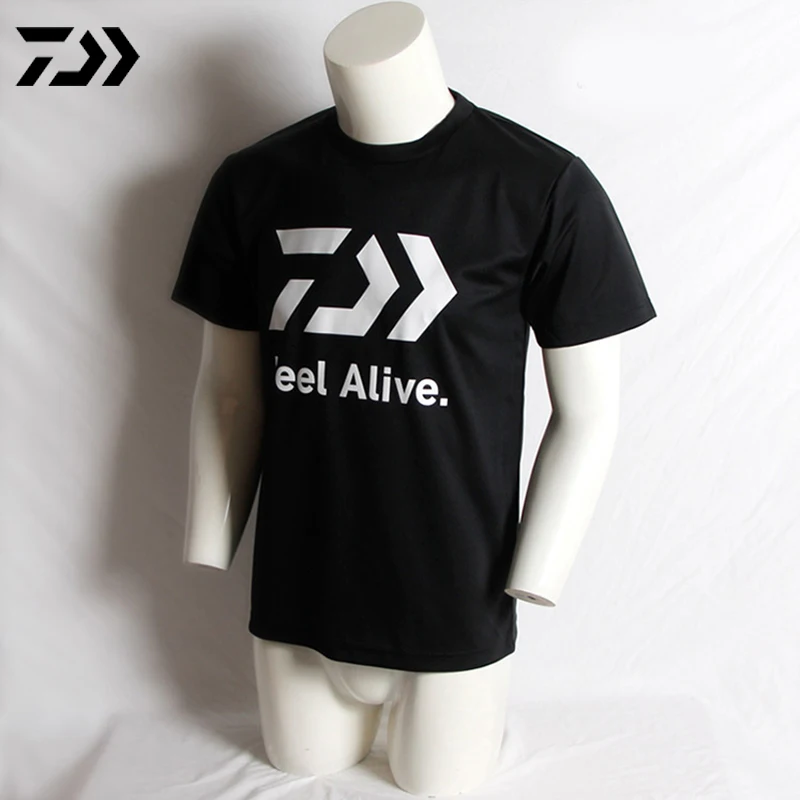 Новинка футболка для рыбалки одежда на открытом воздухе Спортивная