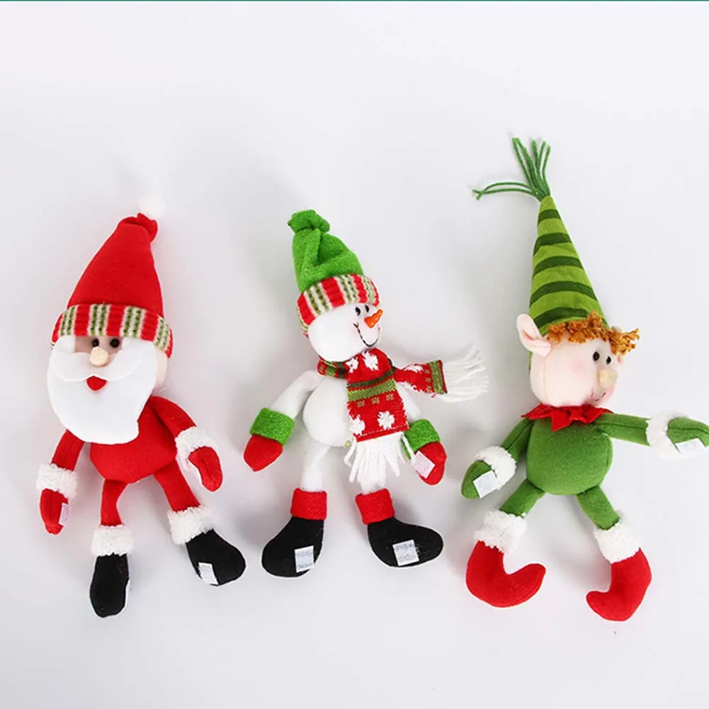 Модная Кукла эльф с изображением снеговика Санта Клауса рождественское домашнее