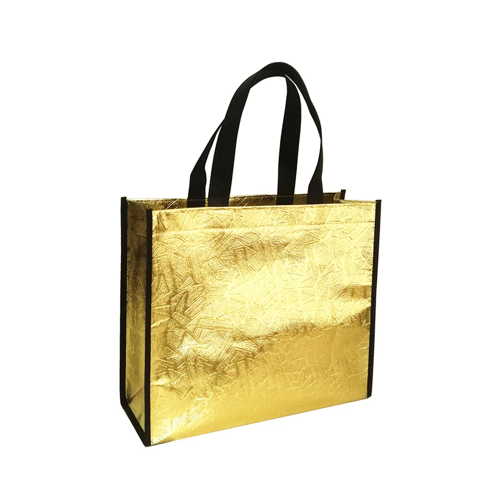 Роскошные блестящие подарочные пакеты с индивидуальным логотипом и ручками