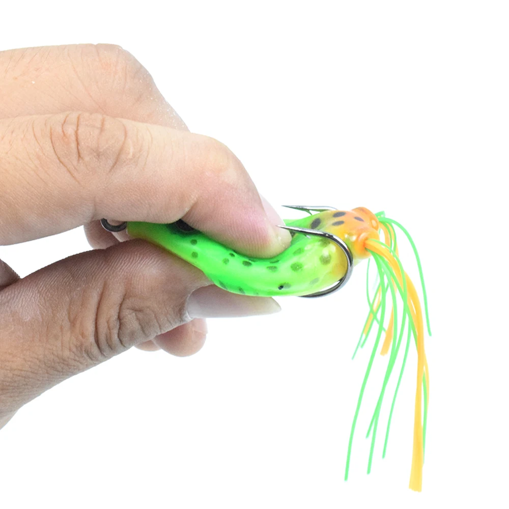 

5-12G Soft Frog Bait Silicone Vivid Swimimg Artificail Bait 40-50MM Fishing Lure Topwater For Bass Catfish Fishing in River Lake