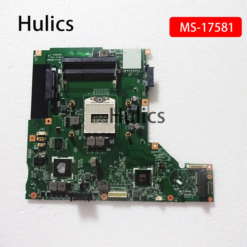 Материнская плата Hulics для ноутбука MS-1758 MS-17581 материнской платы MSI GE70 GP70 REV 1 |