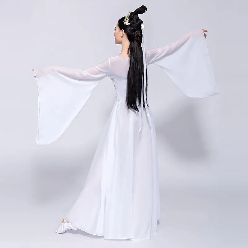 Классическое платье для народного танца элегантное китайское ханьфу взрослых