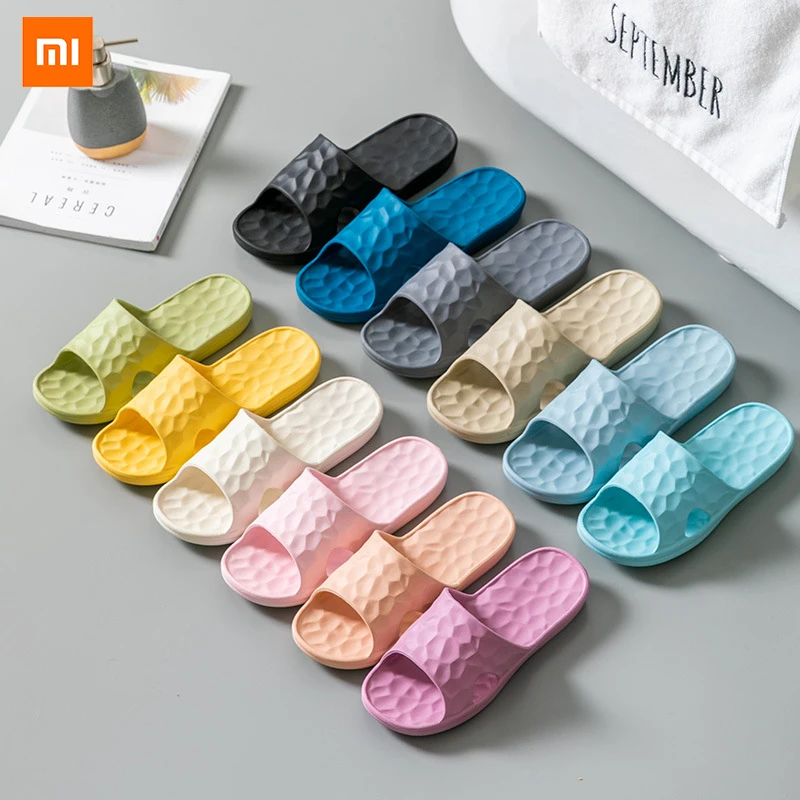 Новый 2021 Xiaomi Mijia пара летних слипонов Тапочки из материала EVA Нескользящие